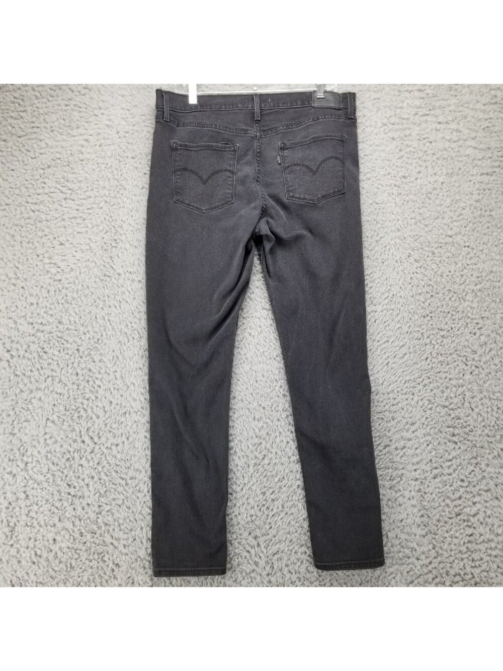 Levis Jeans Womens 32 Black Stretch Skinny Denim